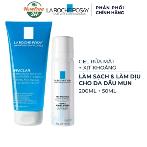 Combo La Roche Posay Làm Sạch & Làm Dịu Cho Da Dầu Mụn