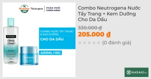 Combo Neutrogena Nước Tẩy Trang Kem Dưỡng Cho Da Dầu