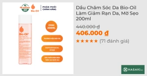 Dầu Chăm Sóc Da Bio-Oil Làm Giảm Rạn Da, Mờ Sẹo 200ml