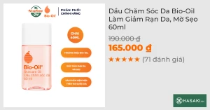 Dầu Chăm Sóc Da Bio-Oil Làm Giảm Rạn Da, Mờ Sẹo 60ml