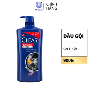 Dầu Gội Clear Men Deep Cleanse Sạch Sâu 900g