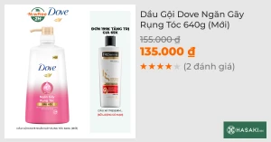 Dầu Gội Dove Ngăn Gãy Rụng Tóc 640g (Mới)