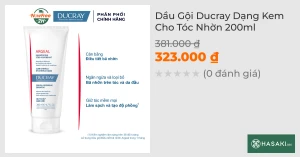 Dầu Gội Ducray Dạng Kem Cho Tóc Nhờn 200ml