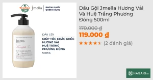 Dầu Gội Jmella Hương Vải Và Huệ Trắng Phương Đông 500ml