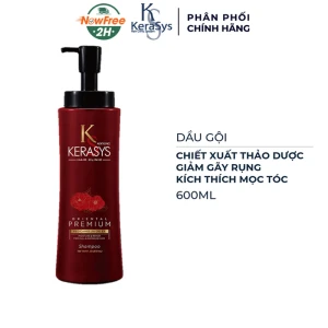 Dầu Gội KeraSys Thảo Dược Giảm Gãy Rụng, Kích Thích Mọc Tóc 600ml