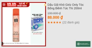 Dầu Gội Khô Girlz Only Tóc Bồng Bềnh Tức Thì 200ml