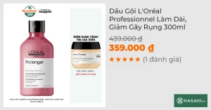 Dầu Gội L'Oréal Professionnel Làm Dài, Giảm Gãy Rụng 300ml