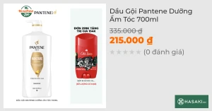 Dầu Gội Pantene Dưỡng Ẩm Tóc 700ml