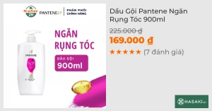 Dầu Gội Pantene Ngăn Rụng Tóc 900ml