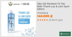 Dầu Gội Pantene Từ Tảo Biển Thanh Lọc & Làm Sạch 530ml