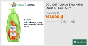 Dầu Gội Rejoice Siêu Mềm Mượt 48 Giờ 630ml