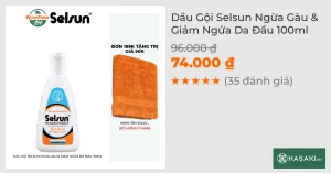 Dầu Gội Selsun Ngừa Gàu & Giảm Ngứa Da Đầu 100ml