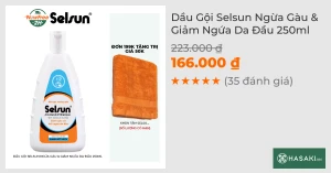 Dầu Gội Selsun Ngừa Gàu & Giảm Ngứa Da Đầu 250ml
