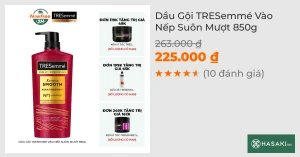 Dầu Gội TRESemmé Vào Nếp Suôn Mượt 850g