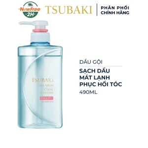 Dầu Gội Tsubaki Sạch Dầu Mát Lạnh 490ml