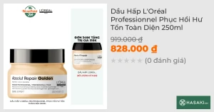 Dầu Hấp L'Oréal Professionnel Phục Hồi Hư Tổn Toàn Diện 250ml