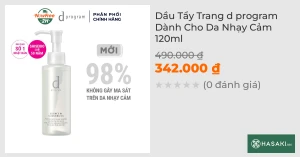 Dầu Tẩy Trang d program Dành Cho Da Nhạy Cảm 120ml
