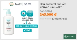 Dầu Xả Curél Cấp Ẩm Chuyên Sâu 420ml
