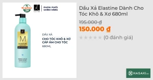 Dầu Xả Elastine Dành Cho Tóc Khô & Xơ 680ml 