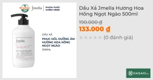 Dầu Xả Jmella Hương Hoa Hồng Ngọt Ngào 500ml