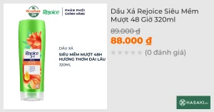 Dầu Xả Rejoice Siêu Mềm Mượt 3 Trong 1 320ml