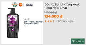 Dầu Xả Sunsilk Óng Mượt Rạng Ngời 640g
