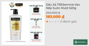 Dầu Xả TRESemmé Vào Nếp Suôn Mượt 620g