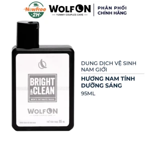 Dung Dịch Vệ Sinh Nam Giới Wolf On Dưỡng Sáng 95ml