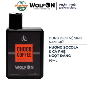 Dung Dịch Vệ Sinh Nam Giới Wolf On Hương Socola Cà Phê 95ml