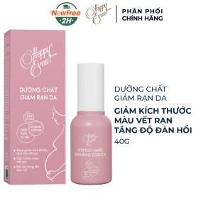 Dưỡng Chất Giảm Rạn Da Happy Event Tăng Độ Đàn Hồi 40g Tặng Khăn Tắm Sợi Tre