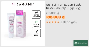 Gel Bôi Trơn Sagami Gốc Nước Cao Cấp Tuýp 60g