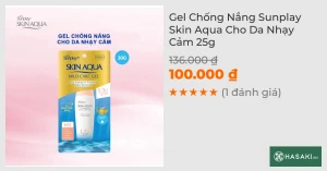 Gel Chống Nắng Sunplay Skin Aqua Cho Da Nhạy Cảm 25g
