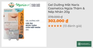Gel Dưỡng Mắt Naris Cosmetics Ngừa Thâm & Nếp Nhăn 20g