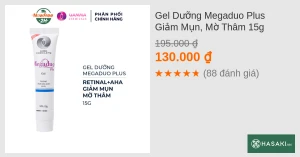 Gel Dưỡng Megaduo Plus Giảm Mụn, Mờ Thâm 15g