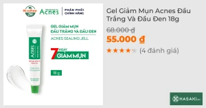 Gel Giảm Mụn Acnes Đầu Trắng Và Đầu Đen 18g