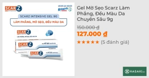 Gel Mờ Sẹo Scarz Làm Phẳng, Đều Màu Da Chuyên Sâu 9g