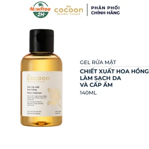 Gel Rửa Mặt Cocoon Chiết Xuất Từ Hoa Hồng 140ml