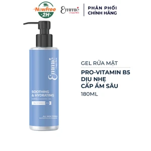 Gel Rửa Mặt Emmié Dịu Nhẹ & Cấp Ẩm Sâu 180ml