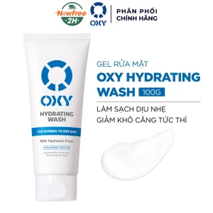 Gel Rửa Mặt Oxy Sạch Dịu Nhẹ, Giảm Khô Căng Cho Nam 100g
