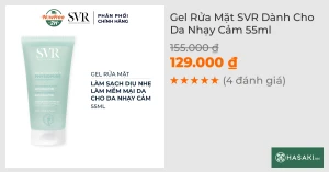 Gel Rửa Mặt SVR Dành Cho Da Nhạy Cảm 55ml
