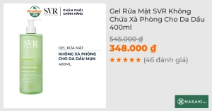 Gel Rửa Mặt SVR Không Chứa Xà Phòng Cho Da Dầu 400ml
