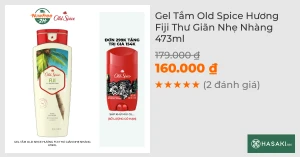 Gel Tắm Old Spice Hương Fiji Thư Giãn Nhẹ Nhàng 473ml