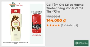 Gel Tắm Old Spice Hương Timber Sảng Khoái Và Tự Tin 473ml