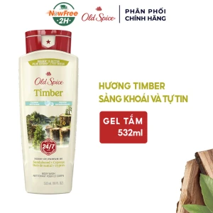Gel Tắm Old Spice Hương Timber Sảng Khoái Và Tự Tin 532ml