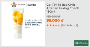 Gel Tẩy Tế Bào Chết Arrahan Hương Chanh 180ml