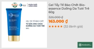 Gel Tẩy Tế Bào Chết Bio-essence Dưỡng Da Tươi Trẻ 60g