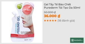 Gel Tẩy Tế Bào Chết Purederm Tái Tạo Da 50ml