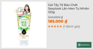 Gel Tẩy Tế Bào Chết Sexylook Lên Men Tự Nhiên 120g