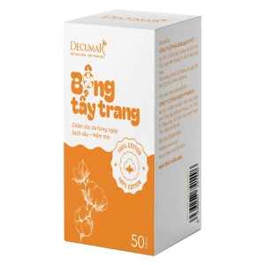 [Gift] Bông Tẩy Trang (Hộp 50 Miếng) Decumar 