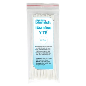 [Gift] Tăm Bông Y Tế Bye Bye Blemish 20 Que
